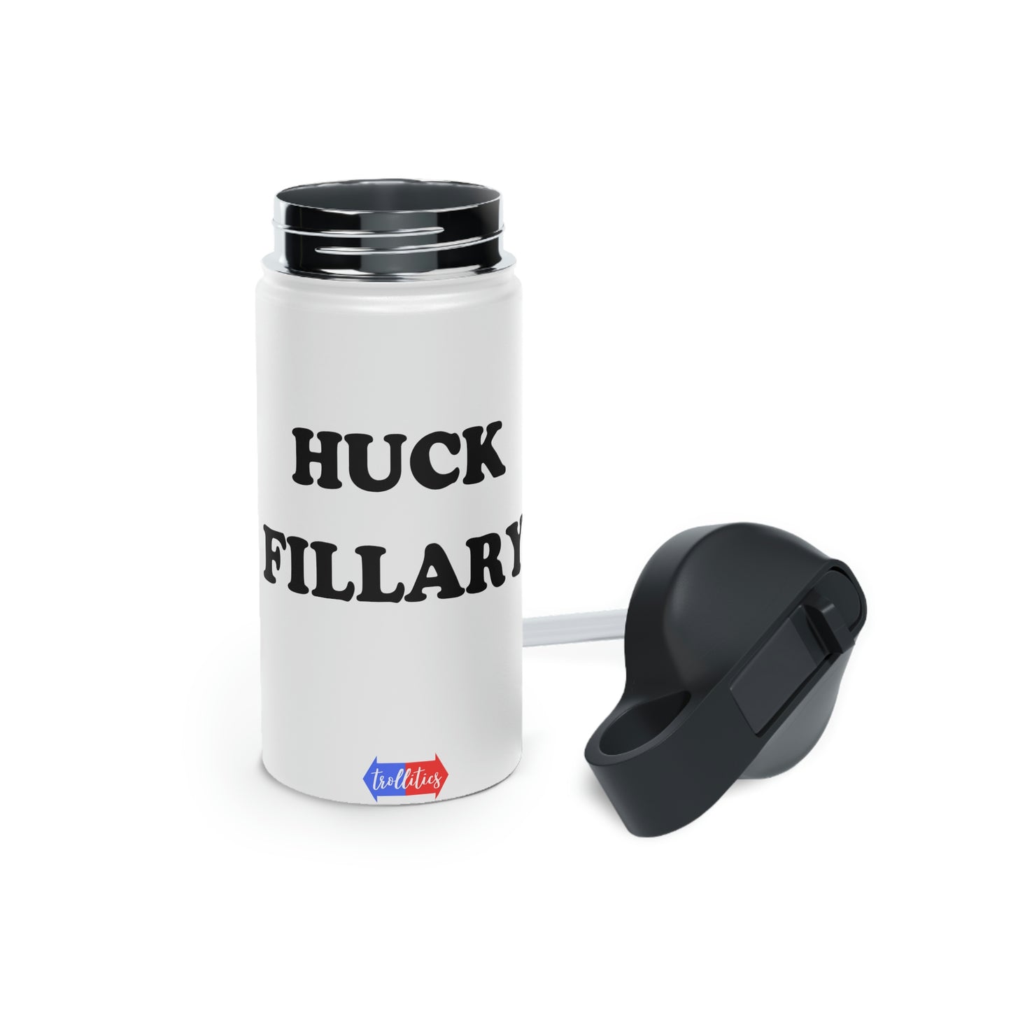 Huck Fillary Stainless Steel Water Bottle, Standard Lid
