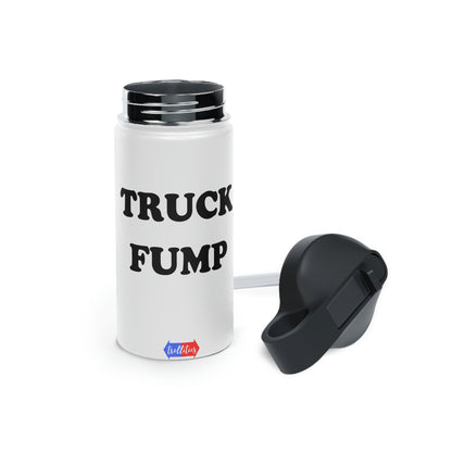 Truck Fump Stainless Steel Water Bottle, Standard Lid