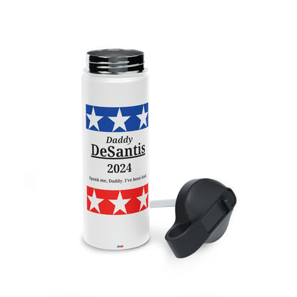 Daddy DeSantis Stainless Steel Water Bottle, Standard Lid